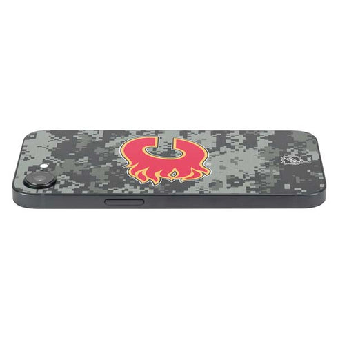 NHL Calgary Flames Camo iPhone 16e Skin